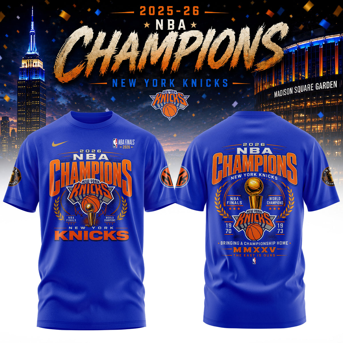_ New York Knick 2026 Champions Tshirt