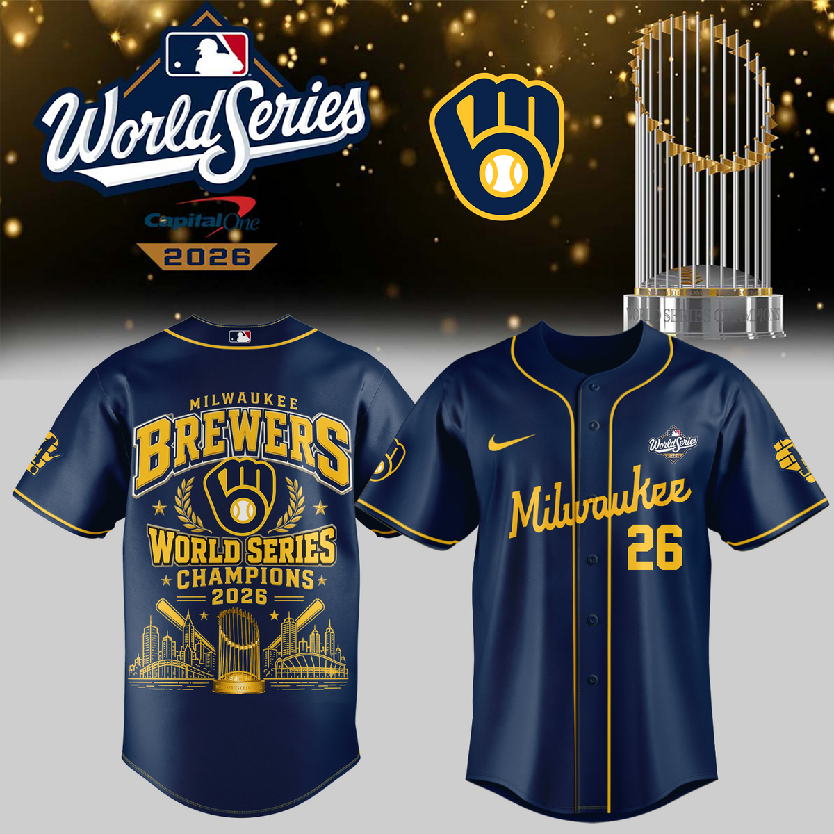 ,,,.Milwaukee Brewers 2026 World Series Champions – Jersey