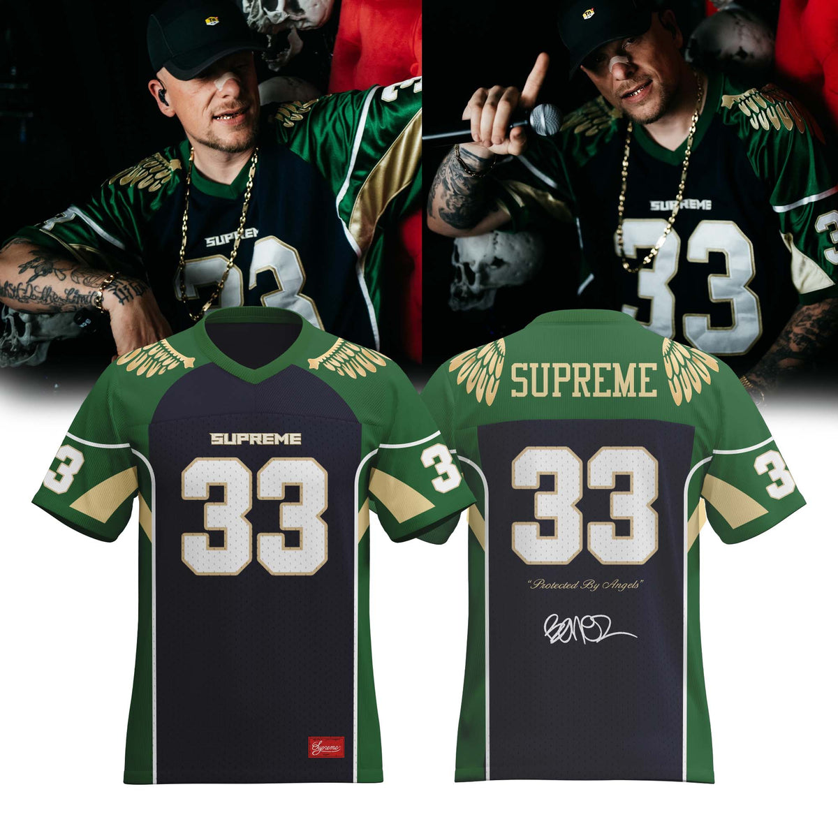 ,Bonez MC Limited Supreme signed Jersey