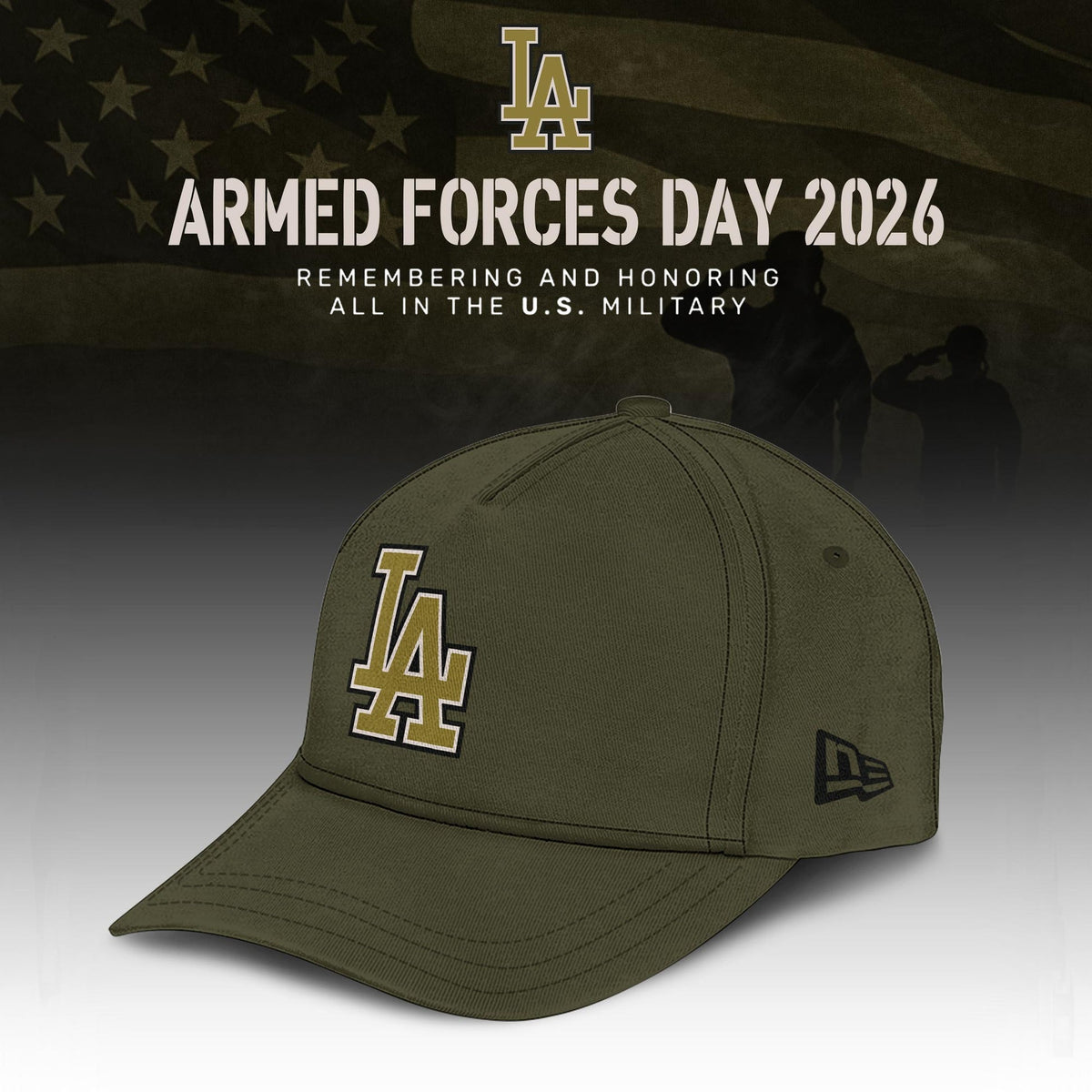 Los Angeles Dodgers 2026 Armed Forces Day Limited Edition Hoodie