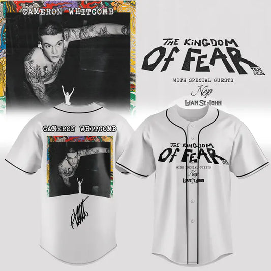 Cameron Whitcomb Kingdom of Fear Tour Jersey