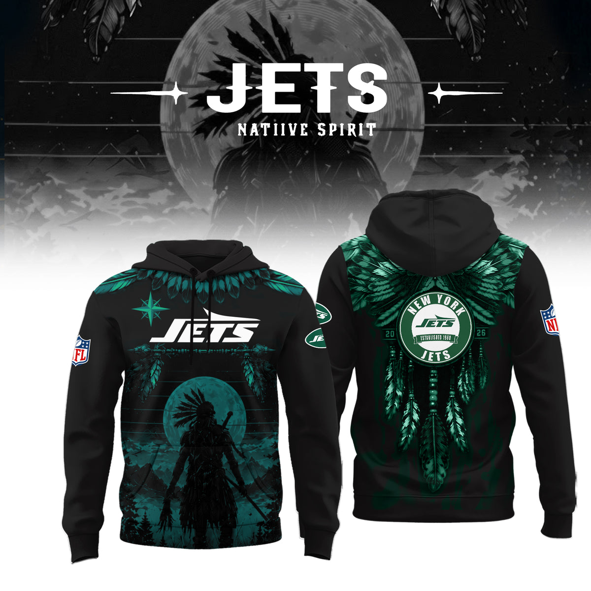 Limited Editon New York Jets Native Spirit Heritage 2026 Shirt