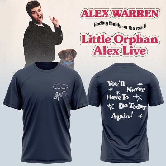 Alex Warren’s “Little Orphan Alex” Tour Shirt