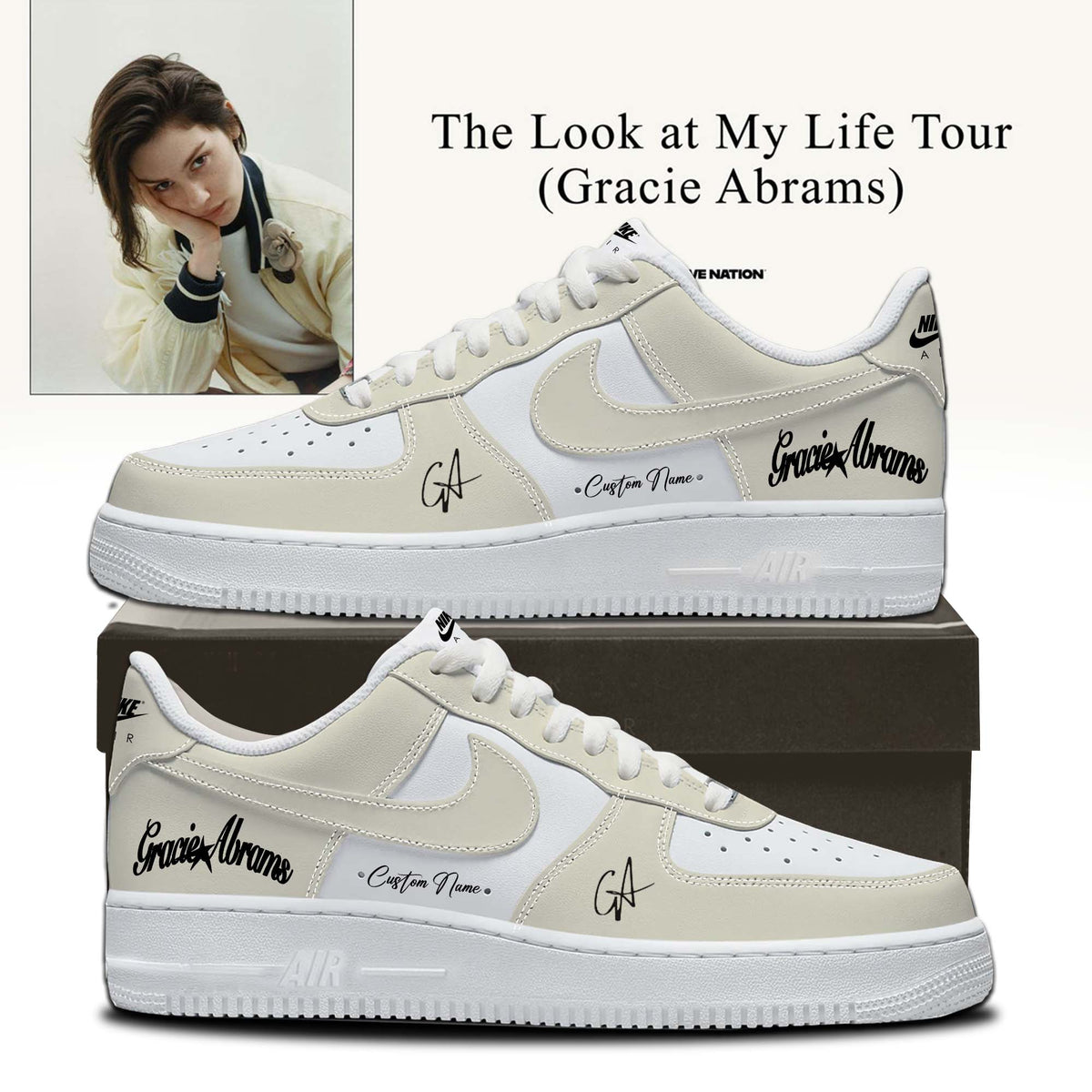 Gracie Abrams Daughter from Hell Signed Shoes