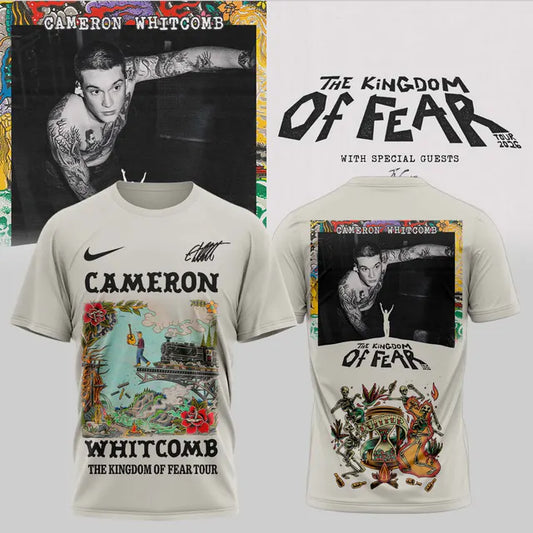 Cameron Whitcomb Kingdom of Fear Tour TShirt