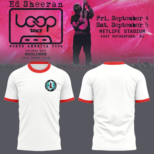 Ed “North American Loop Tour 2026″🎸➕✖️➗ Shirt