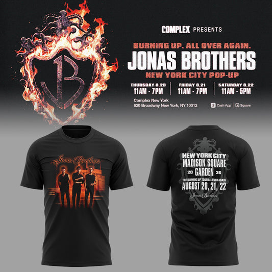 Limited Edition “The Burning Up Tour: All Over Again” 2026 Tshirt