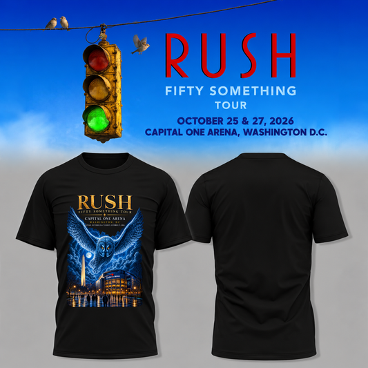 Rush Fifty Something Tour 2026, Capital One Arena T-shirt