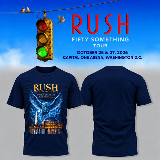 Rush Fifty Something Tour 2026, Capital One Arena T-shirt