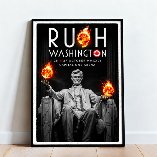 Rush Fifty Something Tour 2026, Capital One Arena Poster