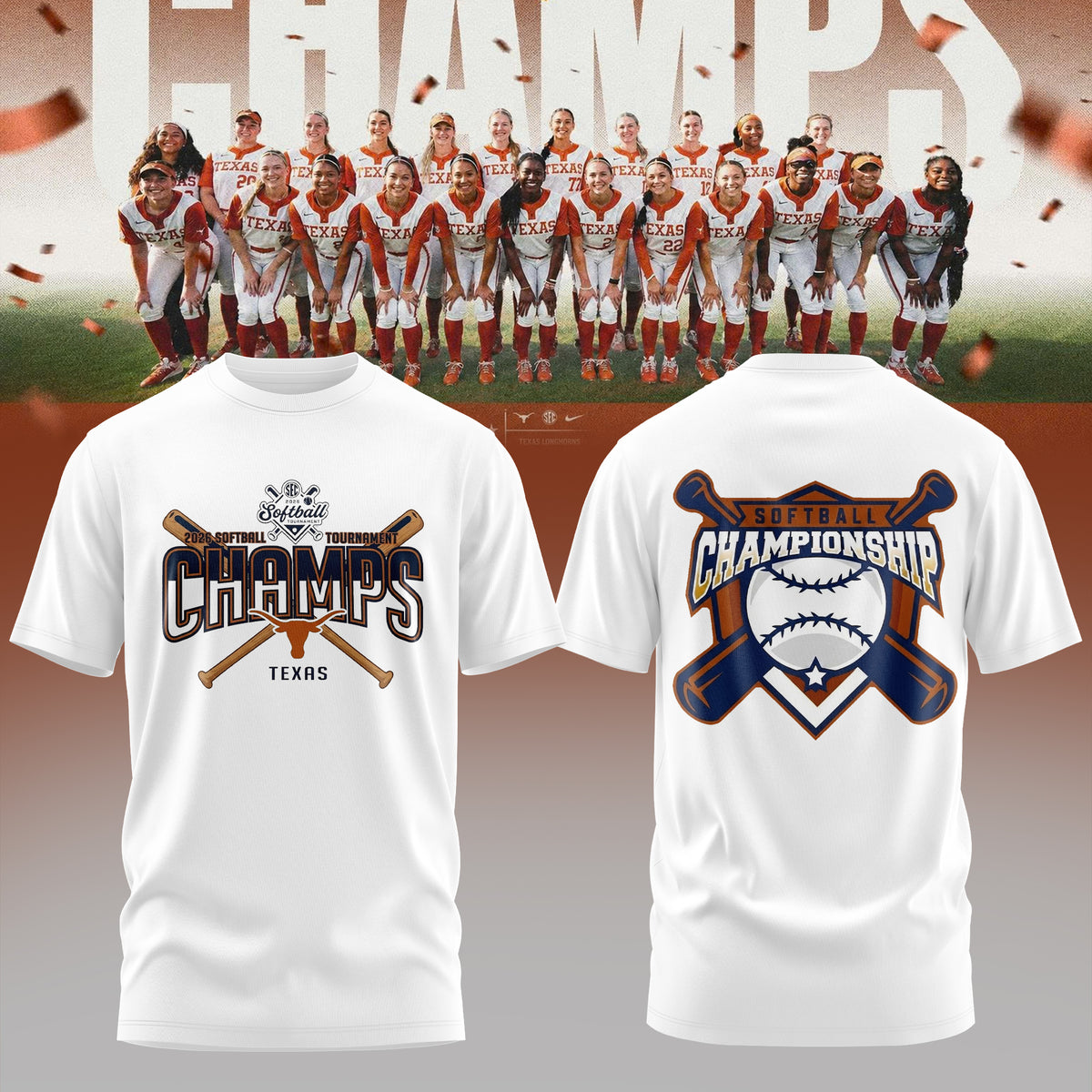2026 Softball Tournament Champions Tee