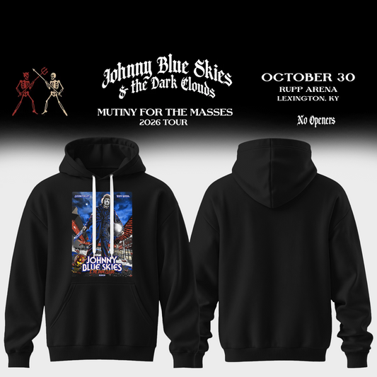 Johnny Blue Skies Lexington KY Event Poster 2026 Live At Rupp Arena October 30 2026 Premium Hoodie