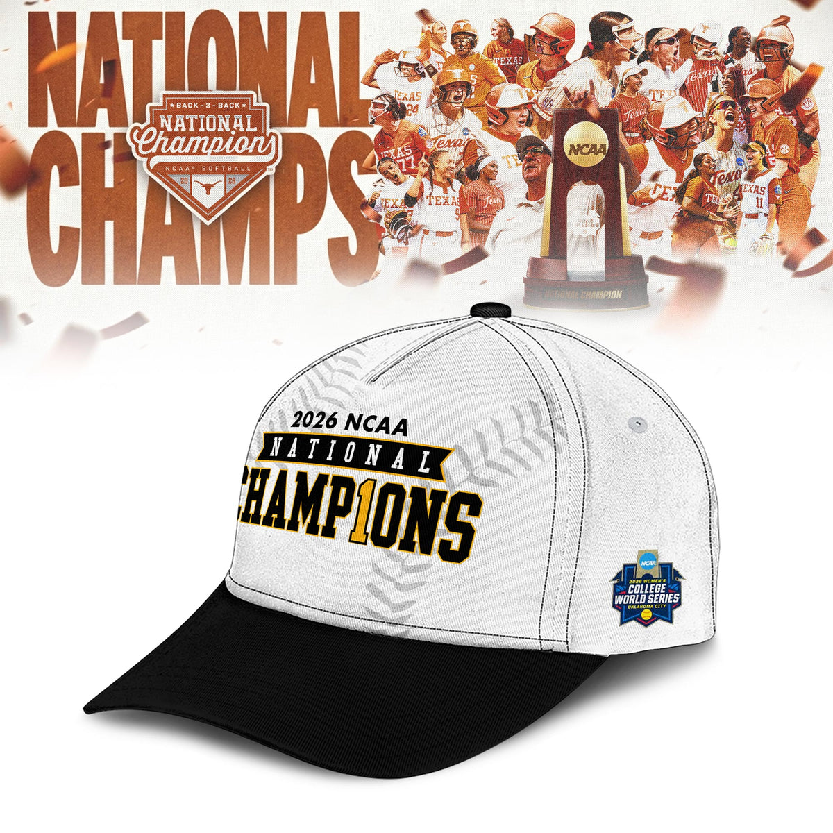 .2026 WCWS Back-To-Back National Champions Sweater