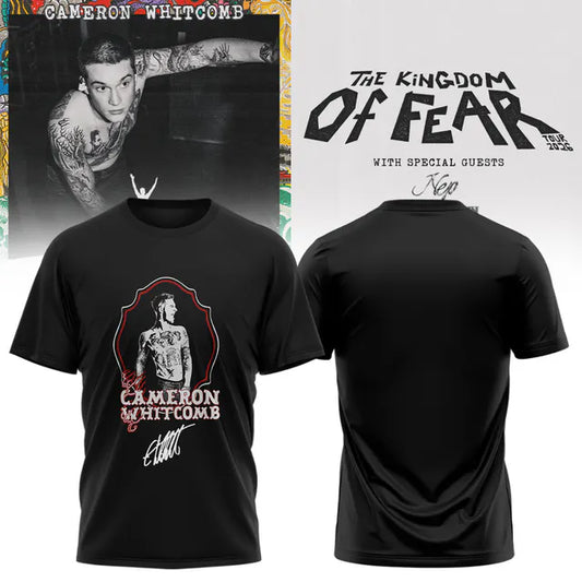 Cameron Whitcomb Kingdom of Fear Tour TShirt