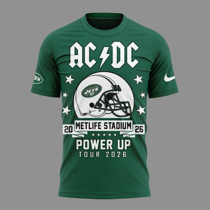 AC/DC x New York Jets - POWER UP TOUR 2026 T-Shirt