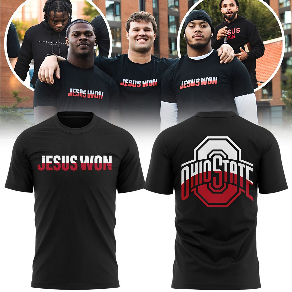 Ohio State Buckeyes JESUS WON T-shirt 2026