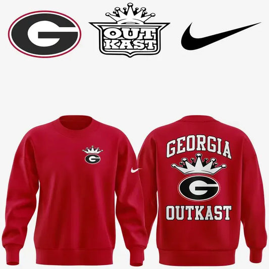 ..Georgia Bulldogs x Outkast Limited Red Sweatshirt v3