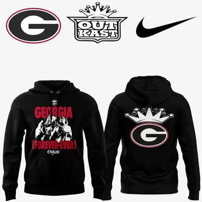 ..Georgia Bulldogs x Outkast Limited Black Hoodie v4