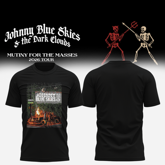 Johnny Blue Skies And The Dark Clouds Atlanta GA 2026 Event Poster Live At State Farm Arena October 25 2026 Unisex T-Shirt