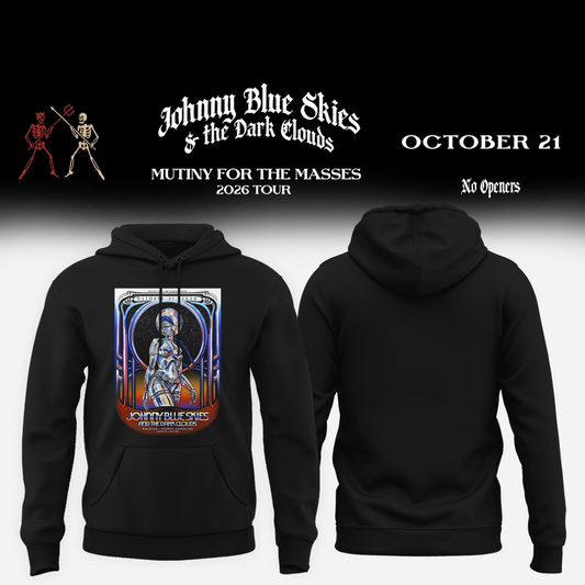 Johnny Blue Skies Raleigh North Carolina Event Poster 2026 Live At Lenovo Center October 21 2026 hoodie