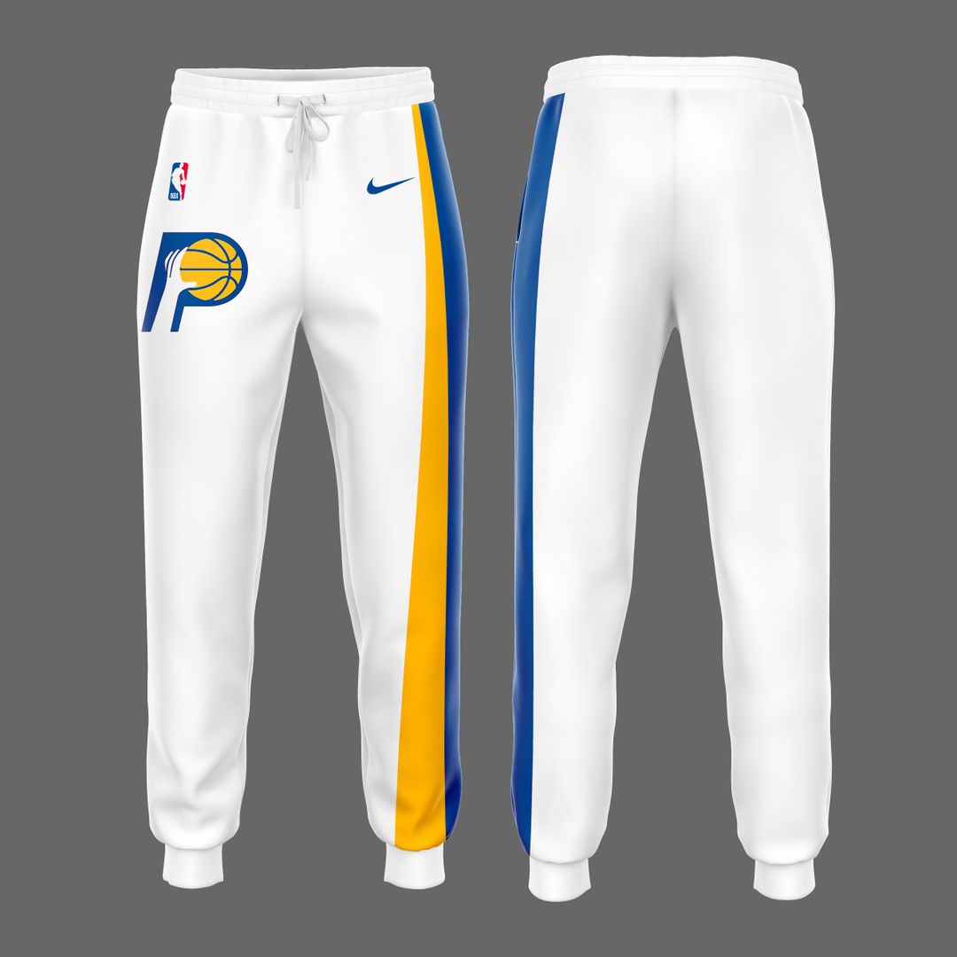 Indiana Pacers 25-26' CITY EDITION Oversized Crewneck Zip Hoodie
