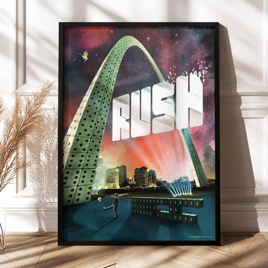 Rush St. Louis MO Event Poster 2026 Live At Enterprise Center October 21 2026  Poster