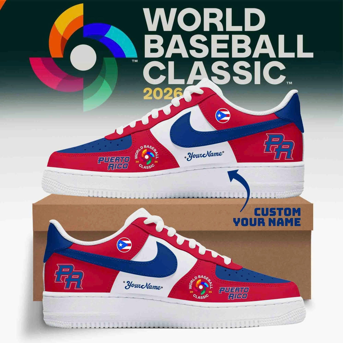 Puerto Rico World Baseball Classic 2026 Shoes